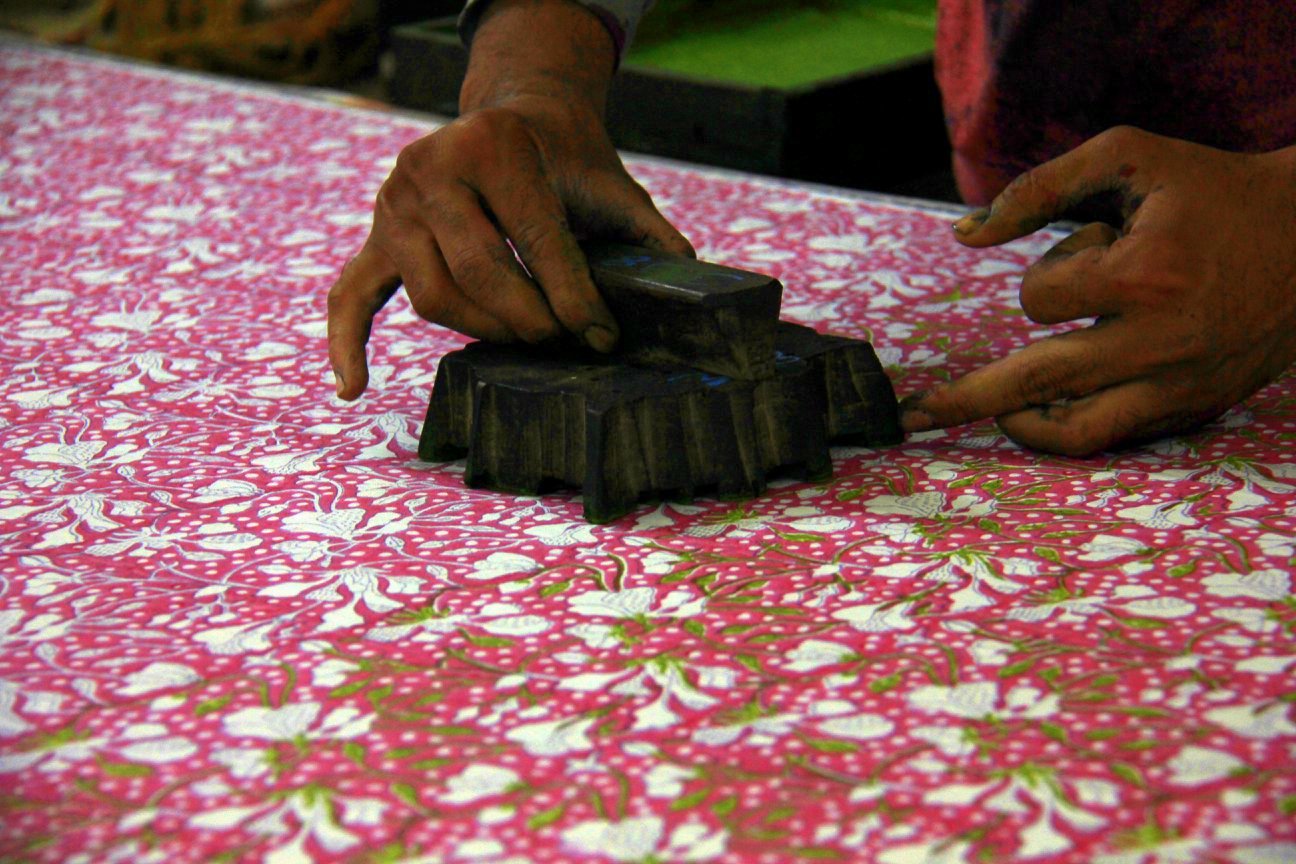Block printing workshop